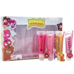 Moshi Monsters Moshi Monsters Confezione Regalo 4 X Lucidalabbra Con Ciondolini