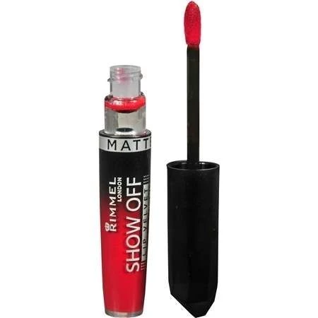 Rimmel Show Off Matte Lip Velvet Rossetto Liquido 5.5 Ml 505 Burning Lava 3 Rimmel Show Off Matte Lip Velvet Rossetto Liquido 5.5 Ml 505 Burning Lava