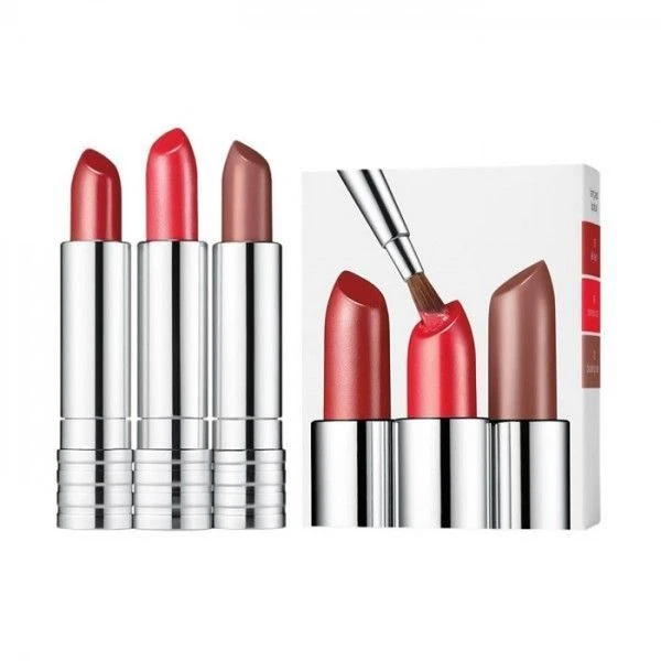 Clinique Long Last Lipstick Trio Rossetti 3 Clinique Long Last Lipstick Trio Rossetti